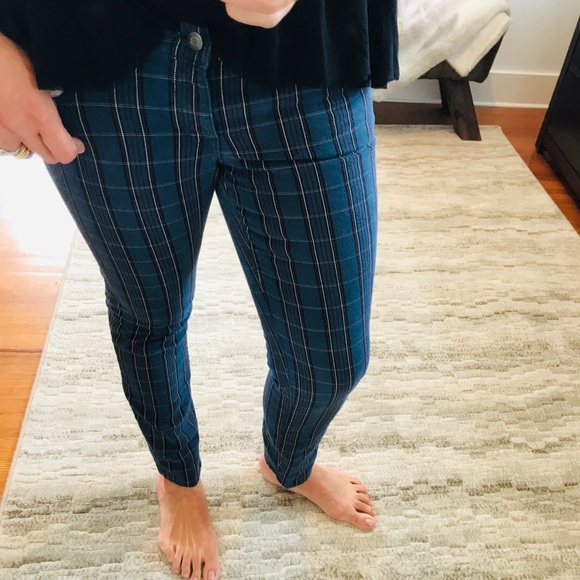 Gap 969 Always Skinny Plaid Pants 